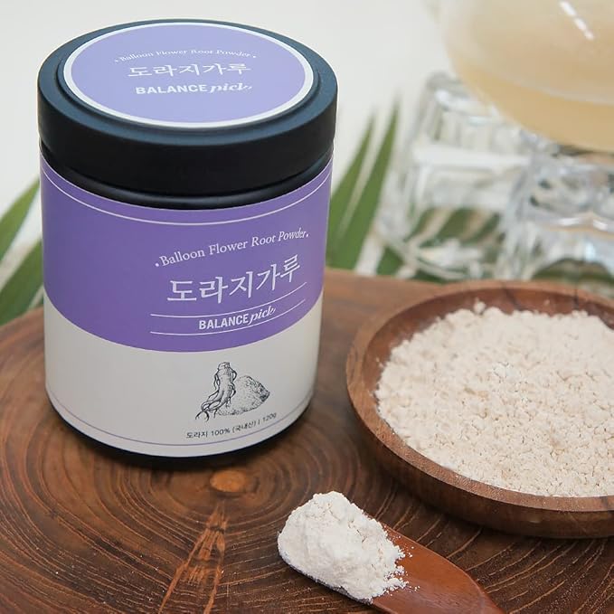 BALANCE PICK Balloon Flower Root Powder 4.23oz / 120g Made in Korea 도라지가루