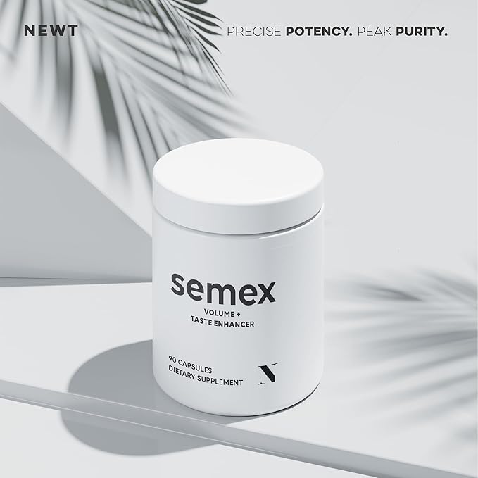 SEMEX Semen Volume Booster – Doctor Formulated Natural Support for Male Sperm Health Load Volume Boost &amp Stamina – Non-GMO Vegan Gluten-Free Fertility Supplement Made in USA - 90 Count