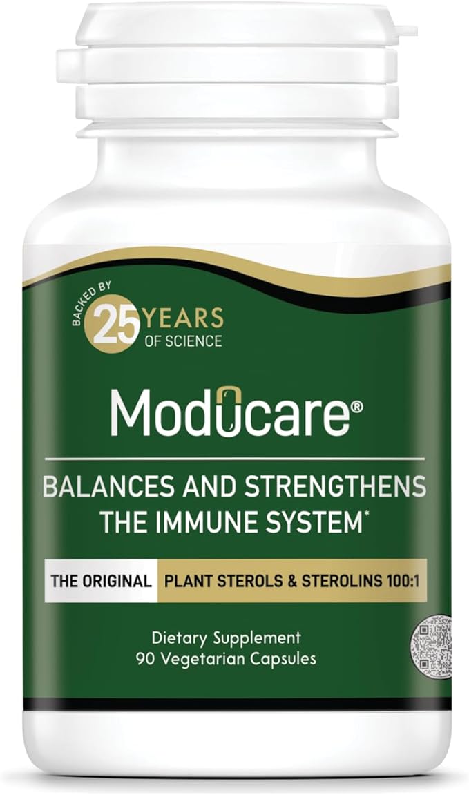 Moducare Daily Immune Support Plant Sterol Dietary Supplement 90 Vegetarian Capsules (Packaging May Vary)