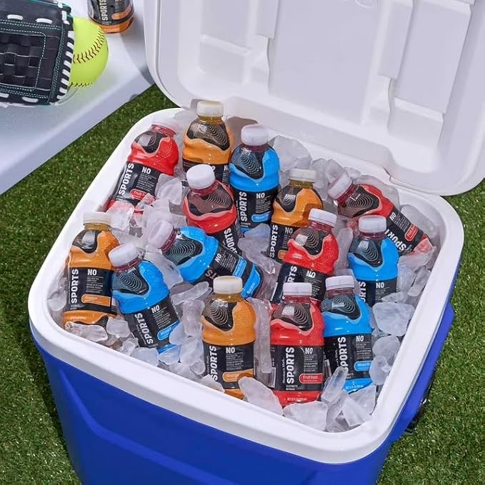 Sports Drink Variety Pack 12 fl oz Bottles (24 Pack) - Electrolyte Hydration - Includes Fruit Punch Mixed Berry and Orange - Rapid Recovery Fuel for Athletes