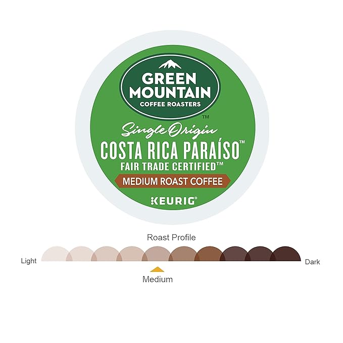 Green Mountain Coffee K-Cup Pods Costa Rica Paraiso 24/box