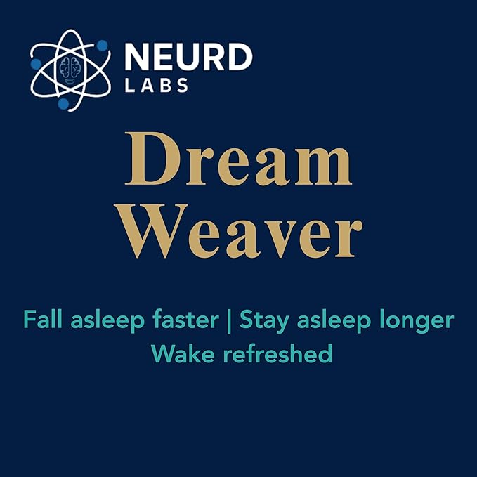 Dream Weaver Sleep Support Supplement with L-Tryptophan Chamomile GABA Ashwagandha Valerian Root Goji L-Theanine FBA