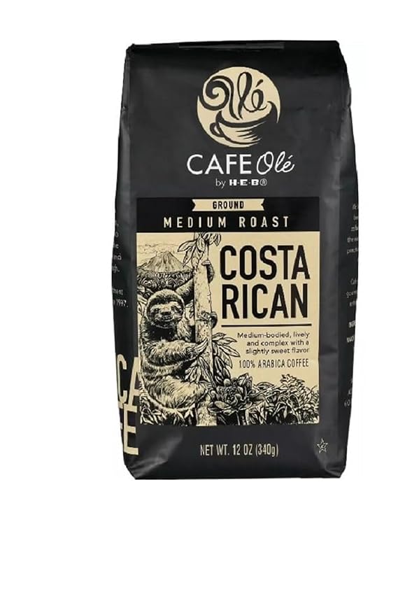 Cafe Ole HEB Ground Coffee 12oz - 1 bag (Costa Rican)