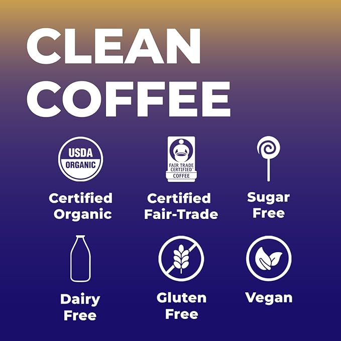 Shroomi Award-Winning Mushroom Focus Coffee - 16000mg Lions Mane Blend | Organic Brain Coffee Ground with Reishi and Chaga | Mental Clarity and Calm Energy | Light Roast for Creative Flow | 10oz