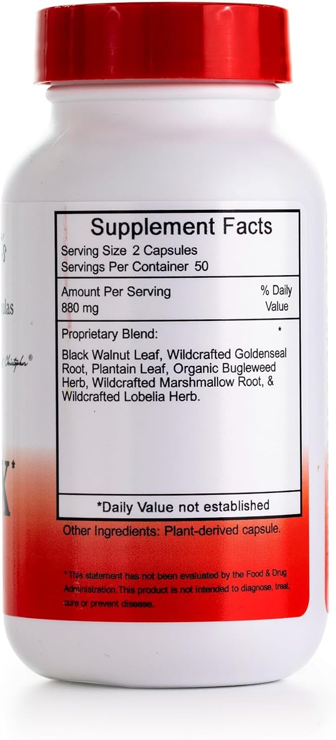 Christopher's Original Formulas X-INFX Formula Natural Immune Support 100 Caps