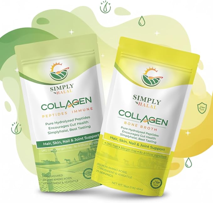 Collagen &amp Bone Broth Collagen Combo – 2 Pack Protein Powder for Women &amp Men – Supports Gut Health Joint Recovery &amp Immunity – Clean Ingredients Keto Friendly