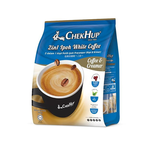 2-Pack Malaysia Authentic Chek Hup 2 In 1 Ipoh White Coffee (12s x 30g/pack) (2)