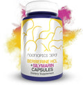 Nootropics Depot Berberine HCL + Silymarin Capsules | 500mg + 90mg | 180 Count | Supports Cellular Function Metabolic Function and Balanced Inflammation Levels