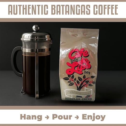Barako Batangas Coffee Cafe De Lipa Regular Grind 350g Pack of 1