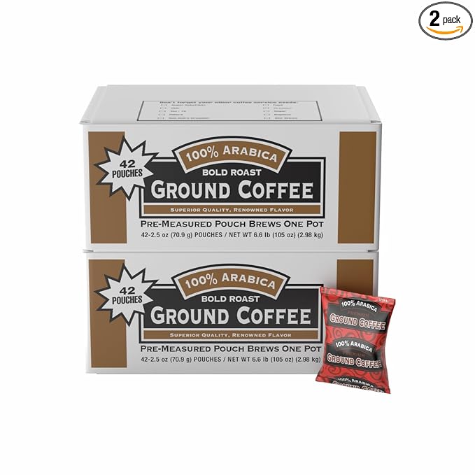McCullagh Coffee 100% Arabica Premium Ground Bold Roast Coffee