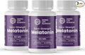 60 mg High Dosage Melatonin Supplement - Extra Strength High Potency Sleep Support Vegan Non-GMO Made in USA Easy-to-Swallow Capsules 180 Count (180 Servings)