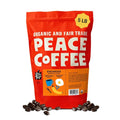 Peace Coffee Birchwood Breakfast Blend Medium Roast Whole Bean Coffee 5 lb Organic Fair Trade Smooth Mild Flavor Shade Grown Fresh Roasted