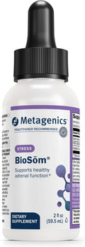 Metagenics BioSom - Liposomal DHEA Dropper with Grapefruit Extract &amp Stevia - Supports Hormone Balance Stress &amp Energy Levels* - Non-GMO Gluten-Free Vegan - GMP Certified Facility - 85 Serv
