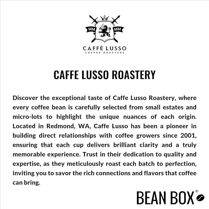 Dark Sumatra - Roasted by Caffe Lusso Roastery - Whole Bean Coffee - 12 Ounce Bag