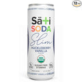 Sati Slim Organic Huckleberry Vanilla - Adaptogenic Beverage with Lions Mane Green Coffee Bean &amp Acerola Vitamin C | Zero Calories Zero Sugar 12-Pack Case