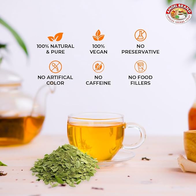 Angel Brand Moringa Tea Bags – 20 Tea Bags Pack of 3 – Moringa Leaf Tea for and Refreshing Boost