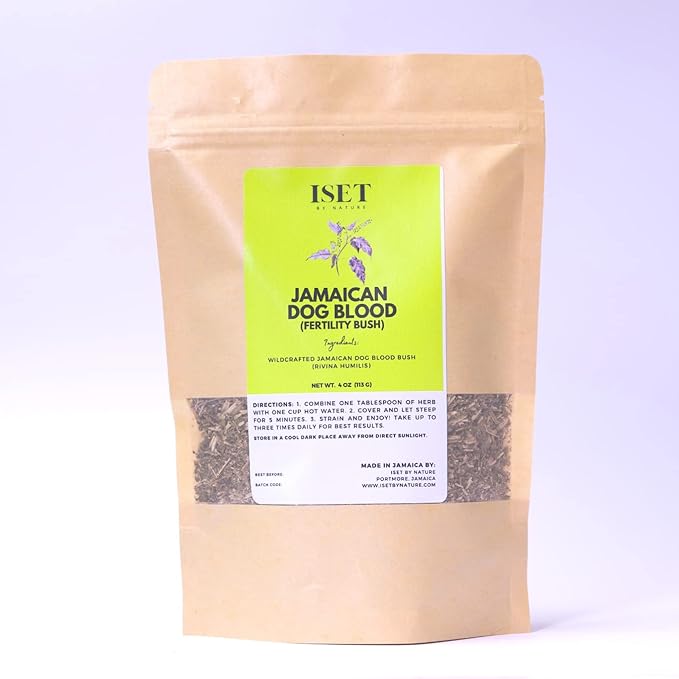 Jamaican Dog Blood Bush Organic Fertility Tea for Women Loose Leaf Herb for The Womb