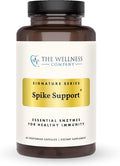 The Wellness Company Spike Support - Detox Immune Health Blood Flow Anti-Clotting - Nattokinase Dandelion Root &amp Black Sativa | 60ct (1 Month Supply)