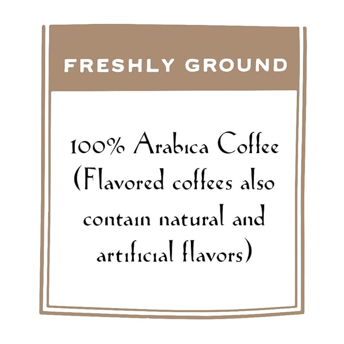 Coffee Masters Flavored Coffee Cinnamon Buttercream Ground 12-Ounce Bags (Pack of 4)