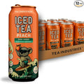 Green Tea with Peach Iced Tea – Sugar Free Low Calorie Antioxidant Drink Fruity Flavor 16oz Cans (12-Pack)