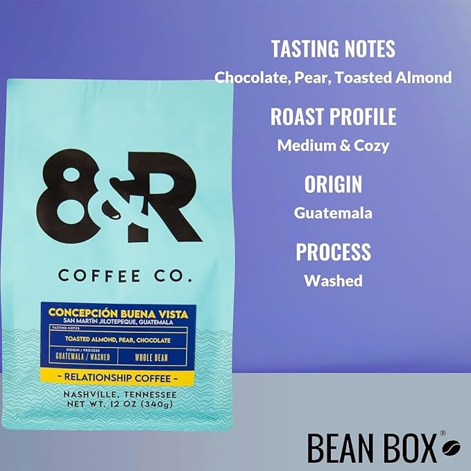 Concepción Buena Vista Guatemala - Roasted by 8th &amp Roast Coffee Co. - Whole Bean Coffee - 2 Pound Bag