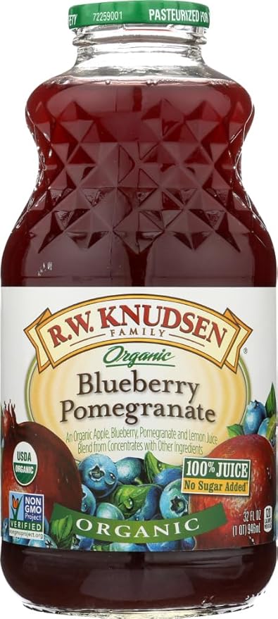 R.w. Knudsen Organic Juice - Blueberry Pomegranate - Case Of 6-32 Fl Oz