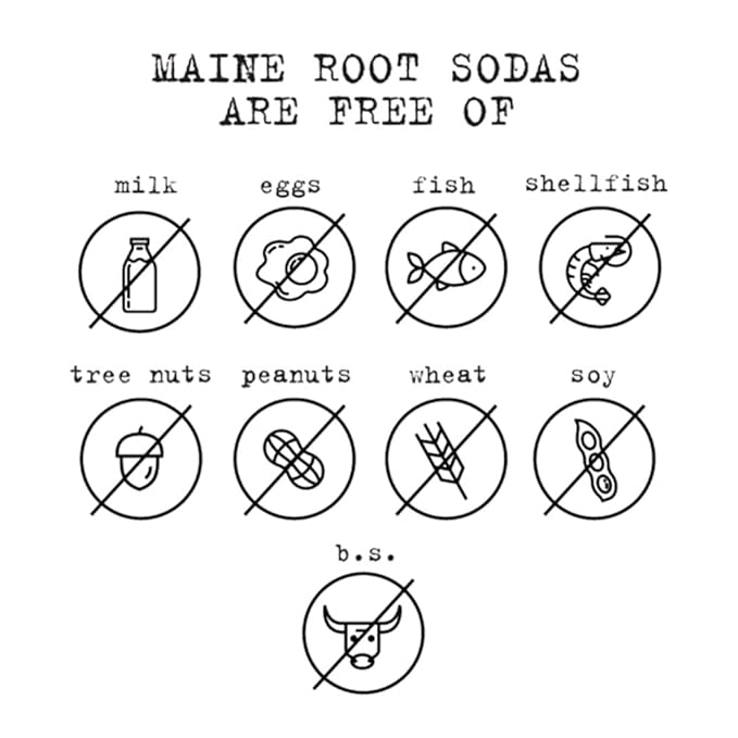 Maine Root Hand Crafted Root Beer Soda 12 fl oz (24 Glass Bottles)
