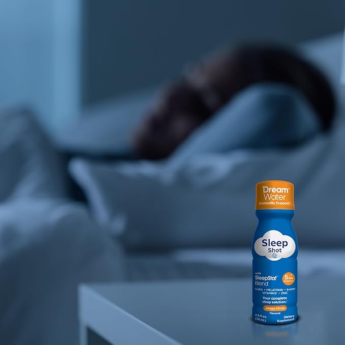 Dream Water: Sleep Aid &amp Immunity Support - Sleepy Citrus - 12 ct