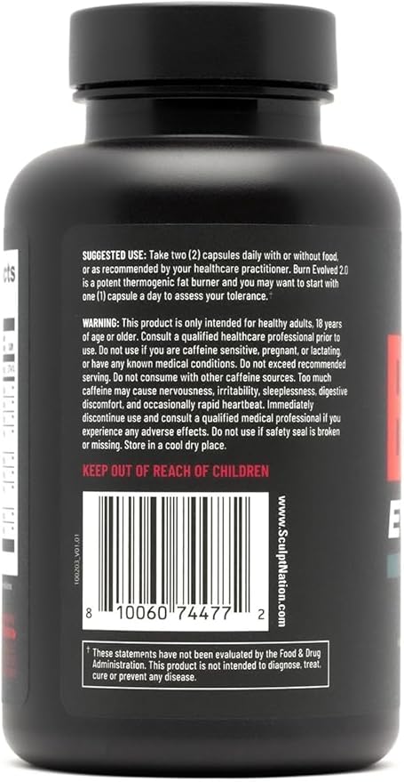 Sculpt Nation by V Shred - Daytime Metabolism Support with Chromium Symnema Leaf Extract and Alpinia Galanga Root Powder Extract - 60 Natural Veggie Pills - 3 Pack