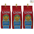 Lion Coffee Arabica Coffee Beans Light Roast Whole Bean Coffee Vanilla Macadamia Flavor A Taste of Aloha 10 Ounce (Pack of 3) Bag