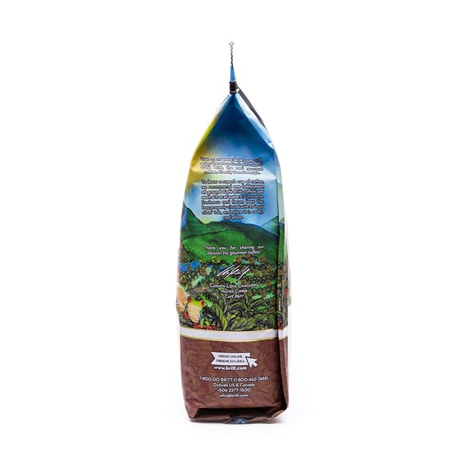 Café Britt® - Costa Rican Tres Rios Valdivia Coffee (12 oz.) (3-Pack) - Ground Arabica Coffee Kosher Gluten Free 100% Gourmet &amp Medium Light Roast
