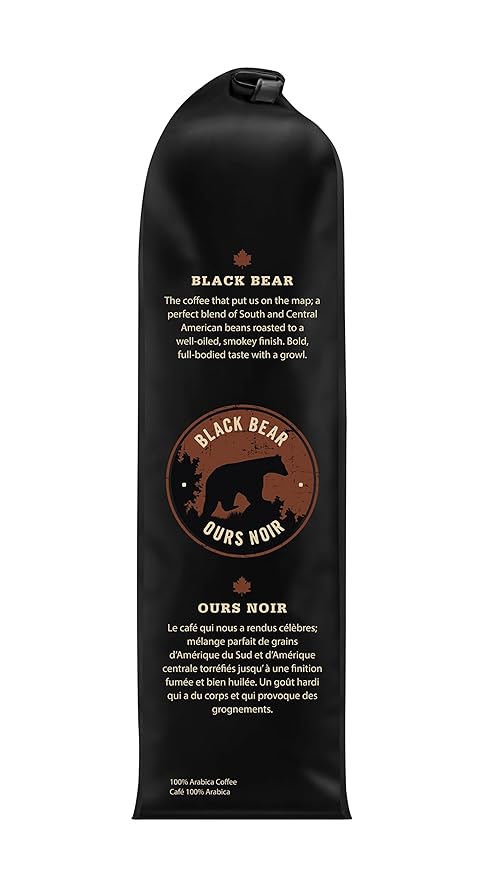 Muskoka Roastery Coffee Black Bear Dark Roast Ground Coffee 400g