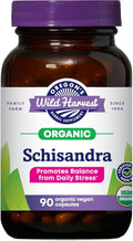Oregon's Wild Harvest Schisandra Organic Herbal Supplement 90 Count