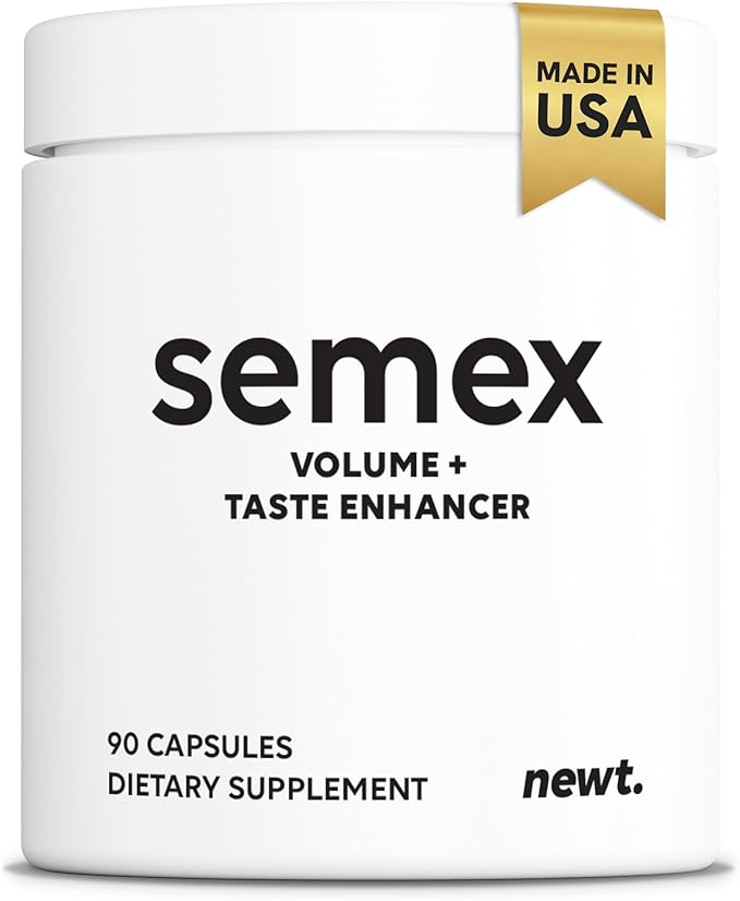 SEMEX Semen Volume Booster – Doctor Formulated Natural Support for Male Sperm Health Load Volume Boost &amp Stamina – Non-GMO Vegan Gluten-Free Fertility Supplement Made in USA - 90 Count
