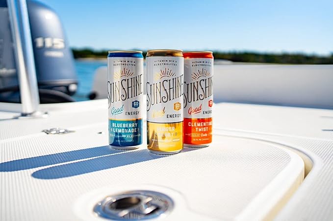 Sunshine Beverages LLC Good Energy Drink Blueberry Lemonade 12 Fl Oz