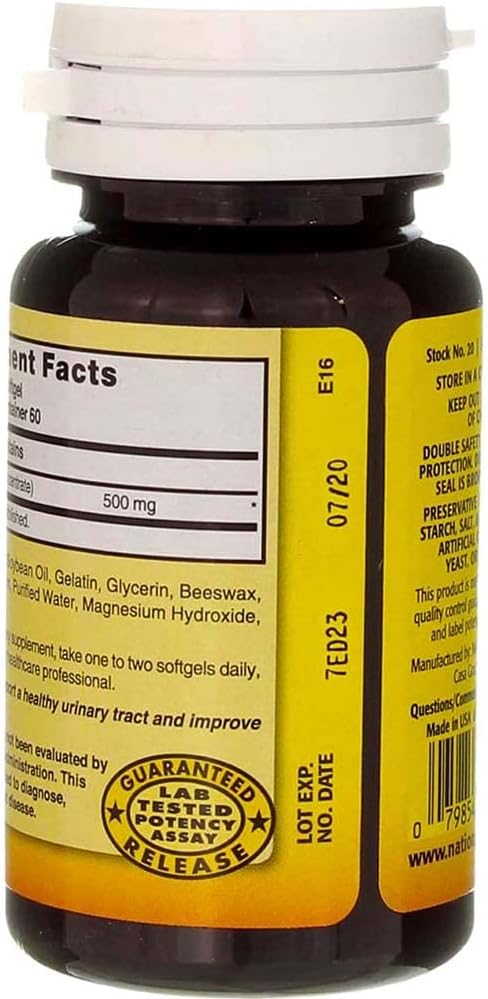 Nature's Blend Cranberry Concentrate 500 mg Soft Gels - 60 ct Pack of 3