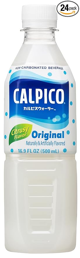 CALPICO Original Non-Carbonated Drink Hint of Citrus Flavor Japanese Beverage Sweet and Tangy Asian Drink 16.9 FL oz. (Pack of 24)