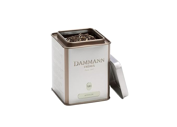 Dammann Freres Loose Leaf Altitude Premium Gourmet French Black Tea 3.52 Ounce Tin