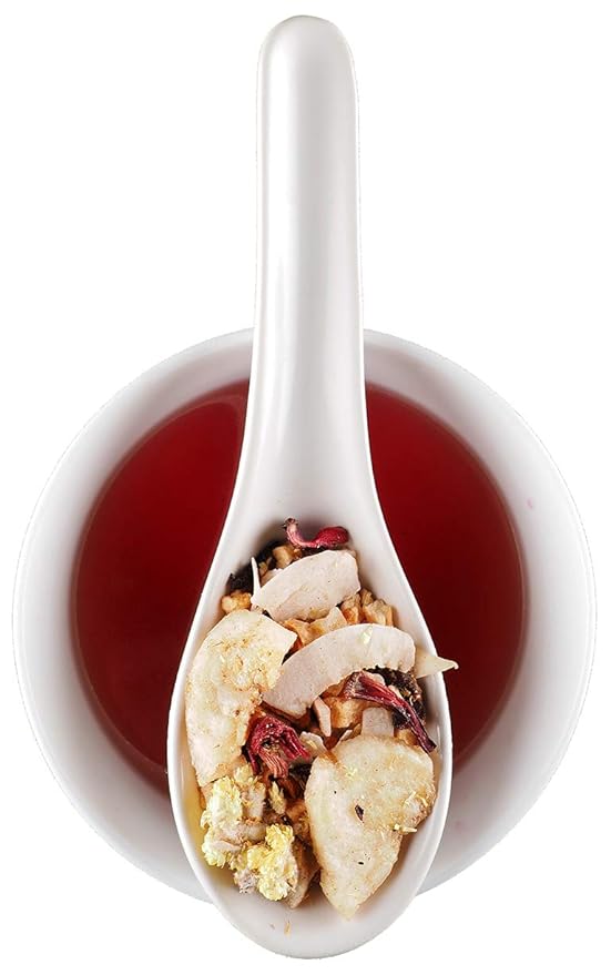 Banana Split Caffeine Free Herbal Tea With Mango &amp Coconut Loose Leaf 16-Ounce Bulk Bag