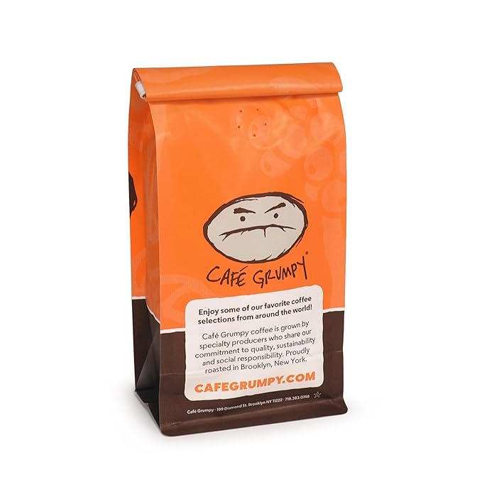 Café Grumpy Heartbreaker Blend Whole Bean Coffee 12 oz bag Medium Roast Arabica French Press Cold Brew Pour Over Drip Gourmet Breakfast