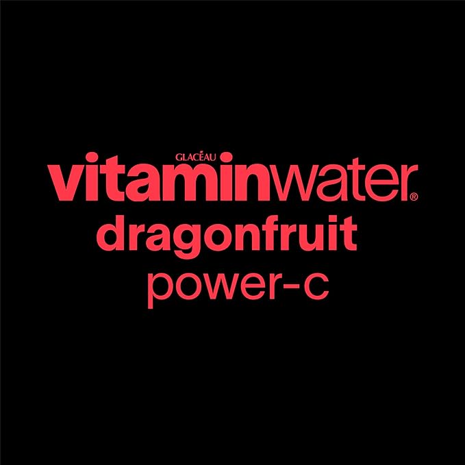 vitaminwater Power-C Dragonfruit Nutrient Enhanced Flavored Water Beverage 20 fl oz Bottles 12 Pack