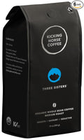 Kicking Horse Coffee Three Sisters Medium Roast Whole Bean 10 Oz - Certified Organic Fairtrade10 Ounce (Pack of 6)