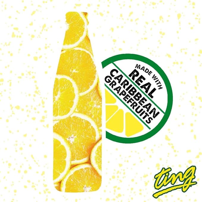 Ting Lightly Carbonated Soda 20 Oz (Pack of 24)