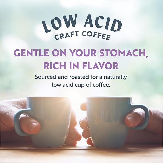 Clean Coffee Co. - Low Acid Medium Roast Tested for Molds and Toxins Costa Rica Blend Notes of Milk Chocolate Roasted Nuts Toasted Malt (Whole Bean 12 oz Bag)