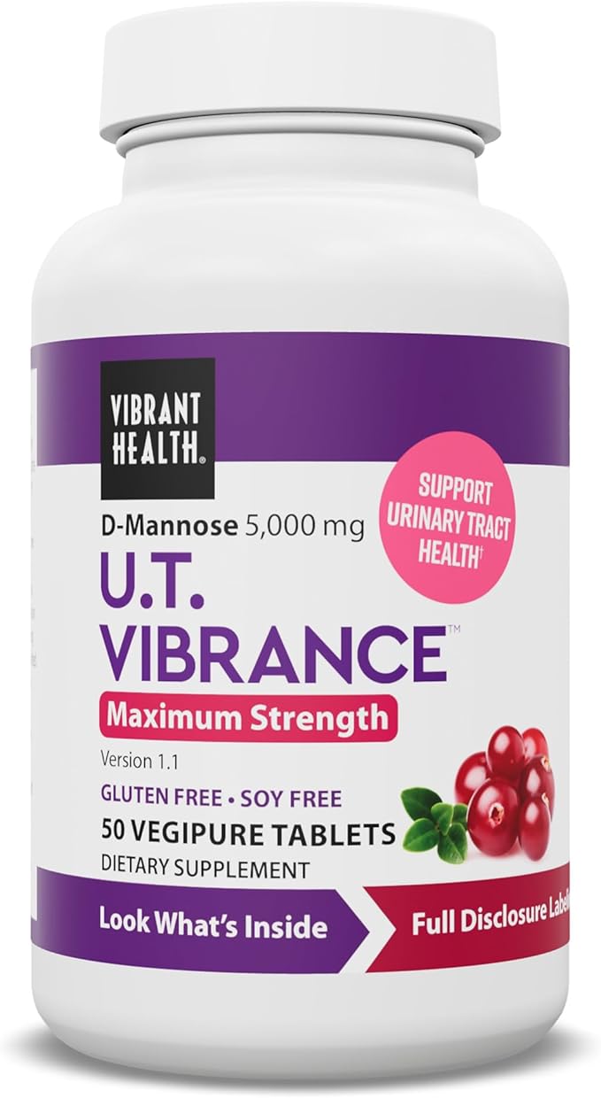 Vibrant Health U.T. Vibrance Crisis Intervention for Urinary Tract Health 50 Tablets