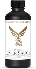 Quicksilver Scientific Liver Sauce - Liposomal Liver Detox with DIM Quercetin Lipoic Acid Milk Thistle and Dandelion Root Supplement - Supports Bile &amp Toxin Momentum (100 ml / 3.38 oz)