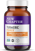 New Chapter Turmeric Supplement One Daily Heart Brain &amp Healthy Inflammation Support Supercritical Turmeric Curcumin Means No Black Pepper Needed Non-GMO Gluten Free – 60 Count (2 Month Supp