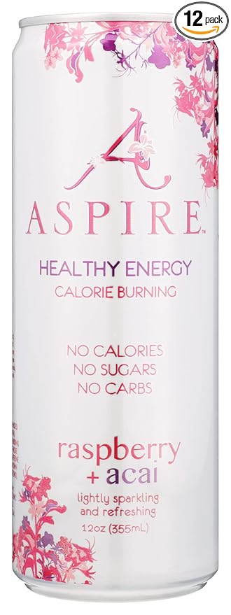 Aspire Energy Raspberry Acai 12 fl oz- Pack of 12