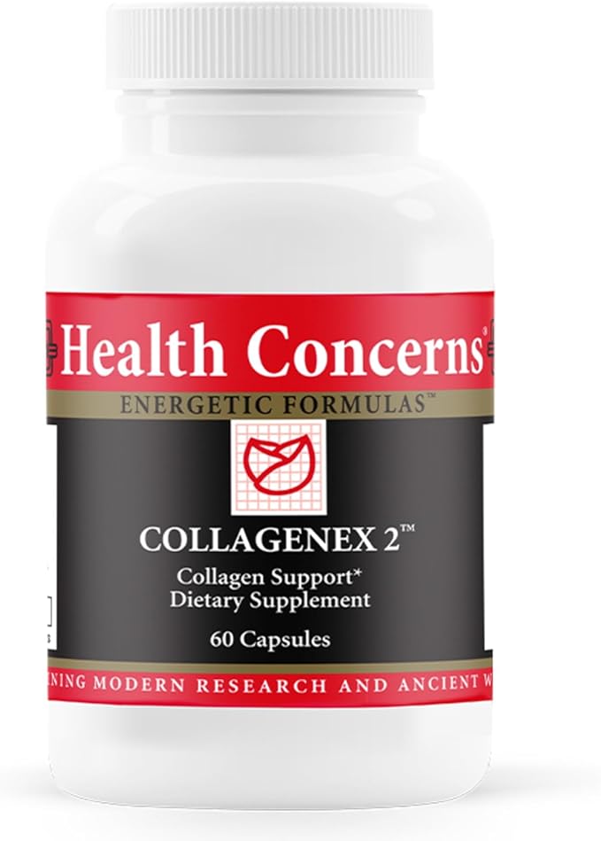 Health Concerns Collagenex 2 – Collagen Supplement for Joint Support &amp Flexibility – Natural Eggshell Membrane for Men &amp Women - Connective Tissue Support – Chinese Herbal Supplement - 60 Caps