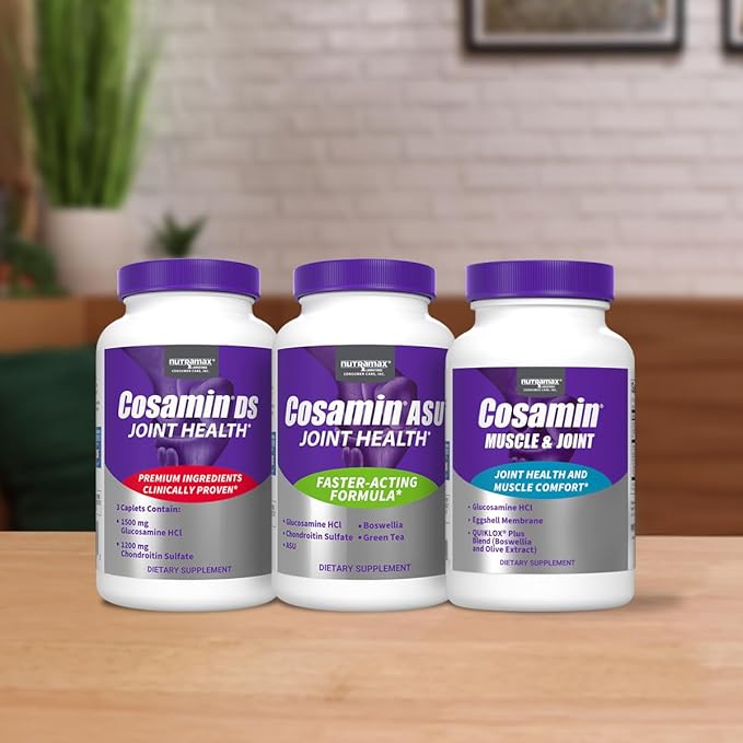 Nutramax Laboratories Cosamin® DS Joint Health Supplement with Glucosamine &amp Chondroitin for Adult Men &amp Women Joint Supplement 108 Capsules